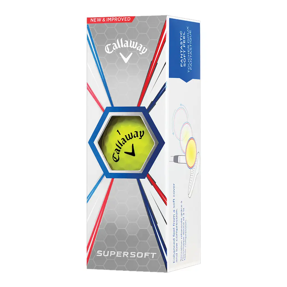 Callaway Supersoft Yellow Golf Balls - Image 2