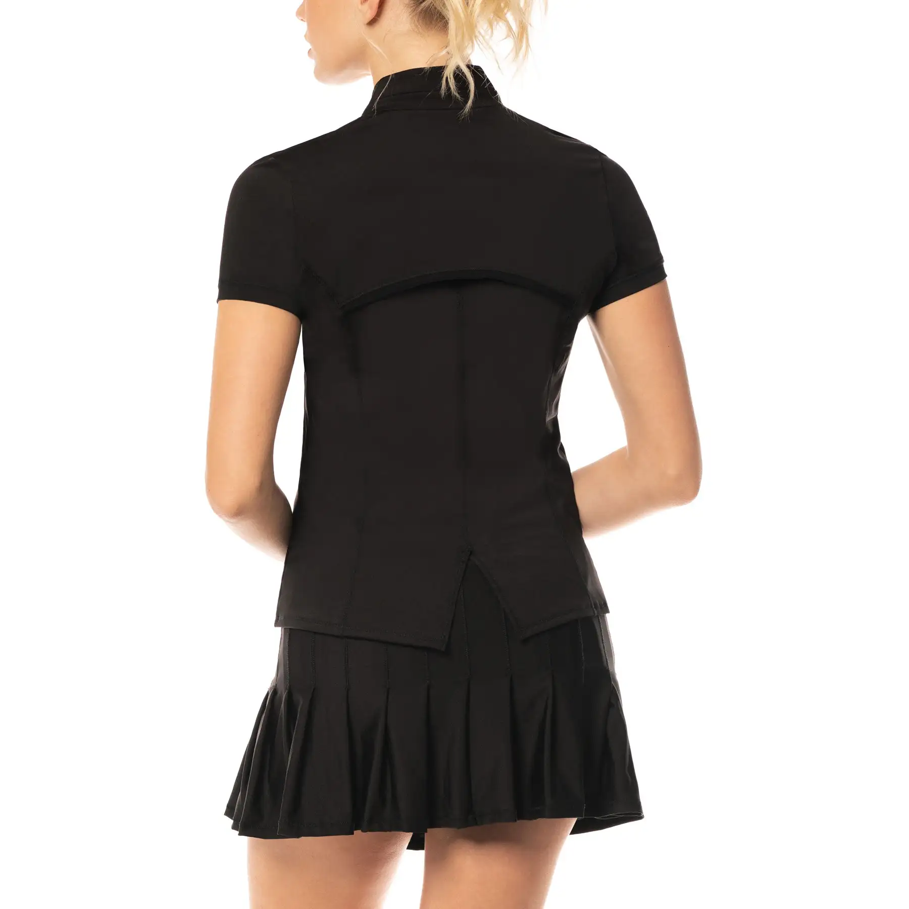 Lucky In Love Chi Chi Womens Shortsleeve Golf Shirt - Image 4