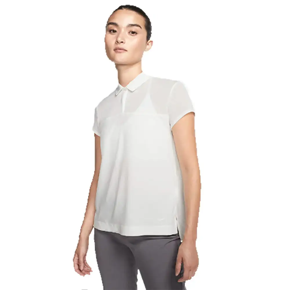 Nike Golf Nike Flex Womens Sheer Sleeve Golf Polo - Image 3