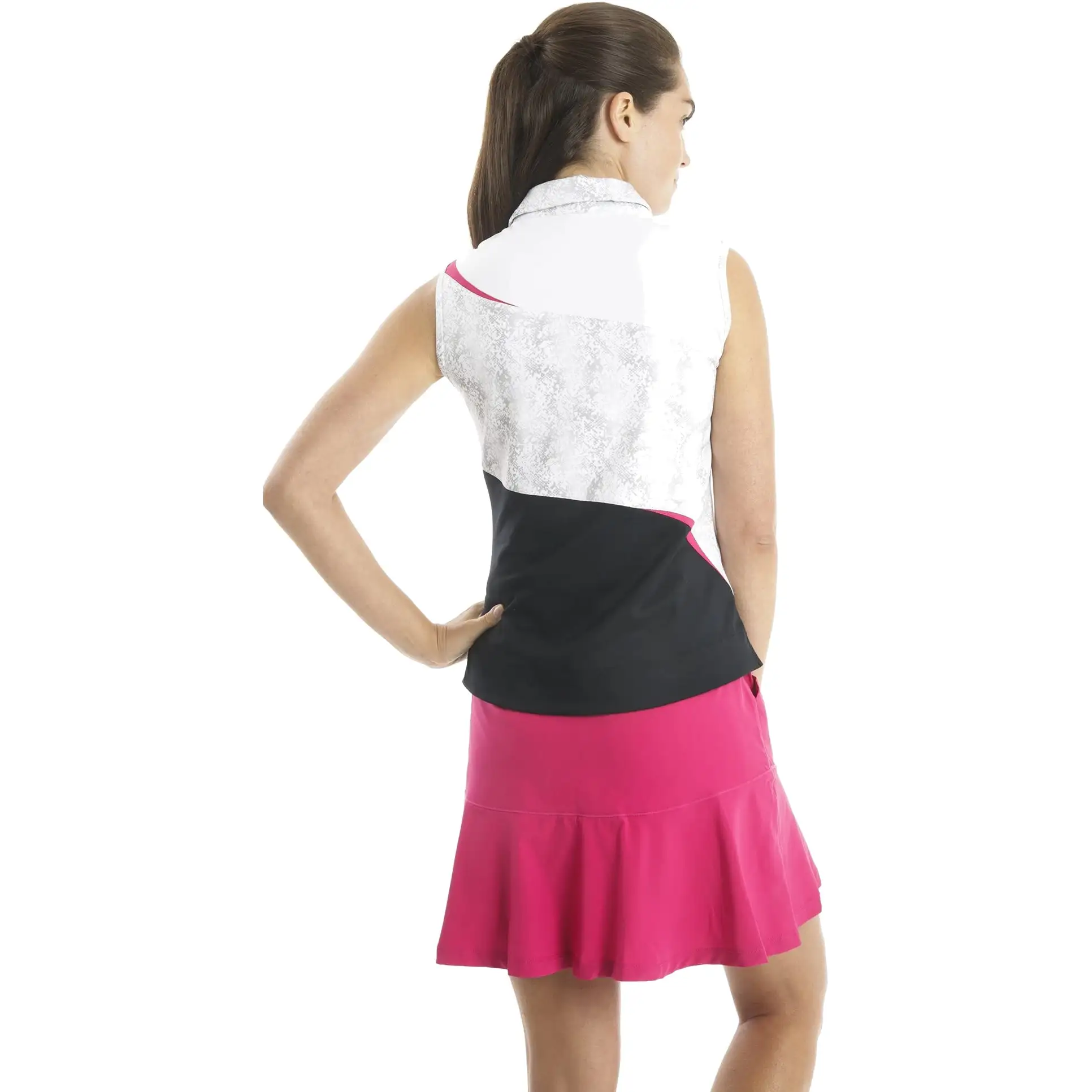 CHASE 54 Chase54 Charmer Womens Sleeveless Golf Polo - Image 2