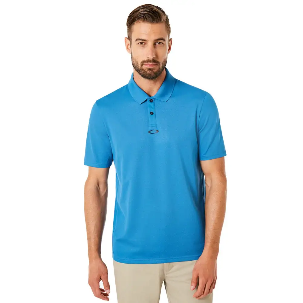 Oakley Perforated Mens Short Sleeve Golf Polo - Image 3