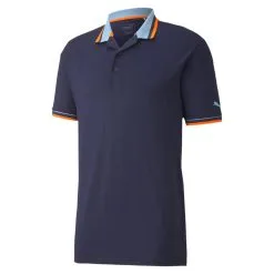 PUMA Golf Puma X Tipped Mens Golf Polo