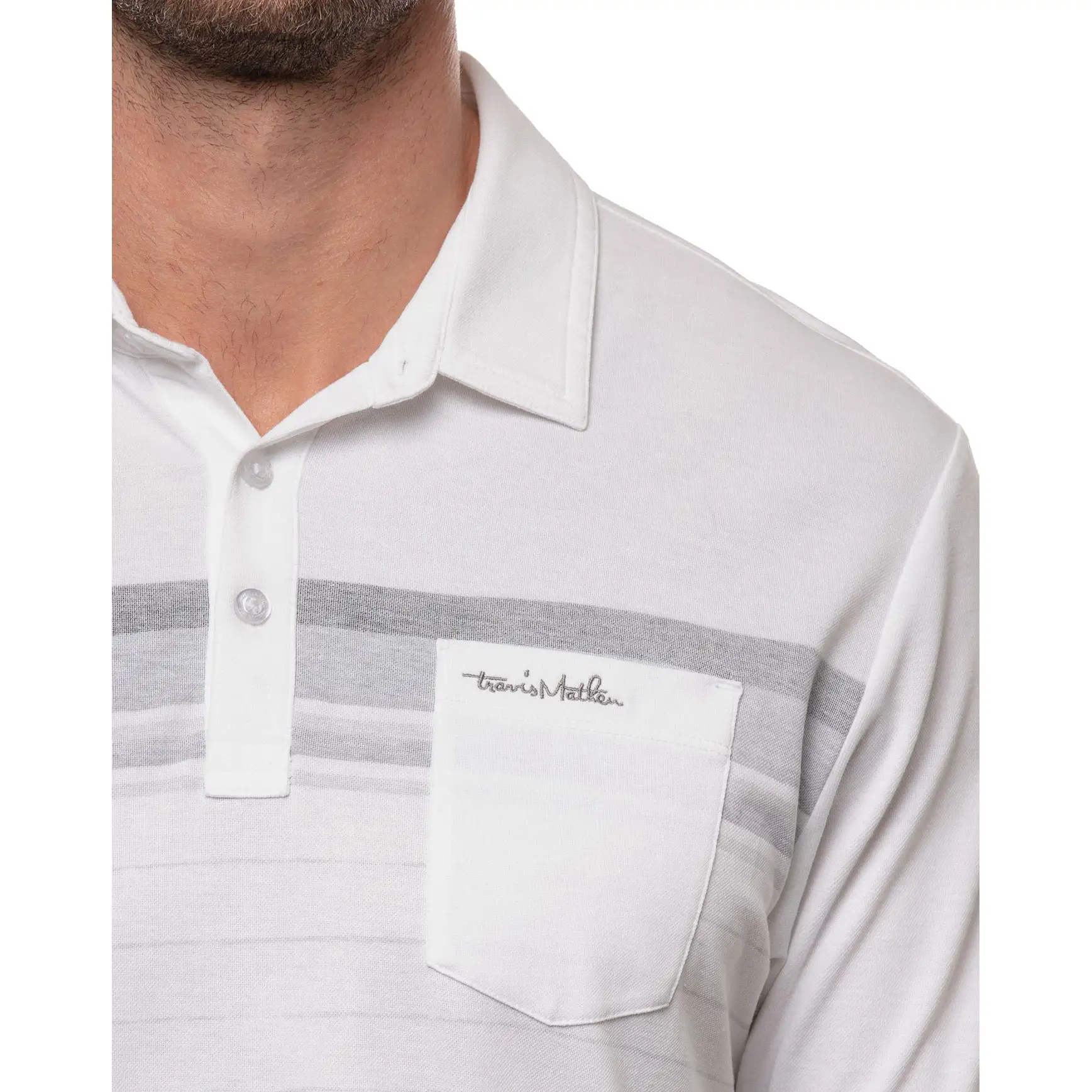 TravisMathew Off The Tracks Mens Golf Polo - Image 3