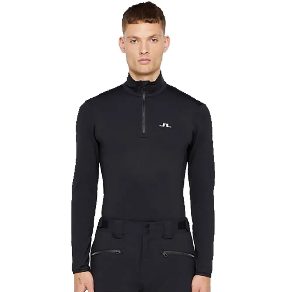 J.Lindeberg J. Lindeberg Kimball Half Zip Light Peach Mens Golf Pullover - Image 2