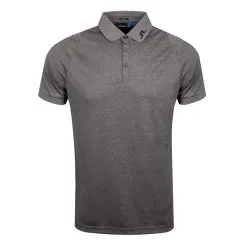 J.Lindeberg J. Lindeberg William Regular TX Jersey Dark Grey Mens Golf Polo