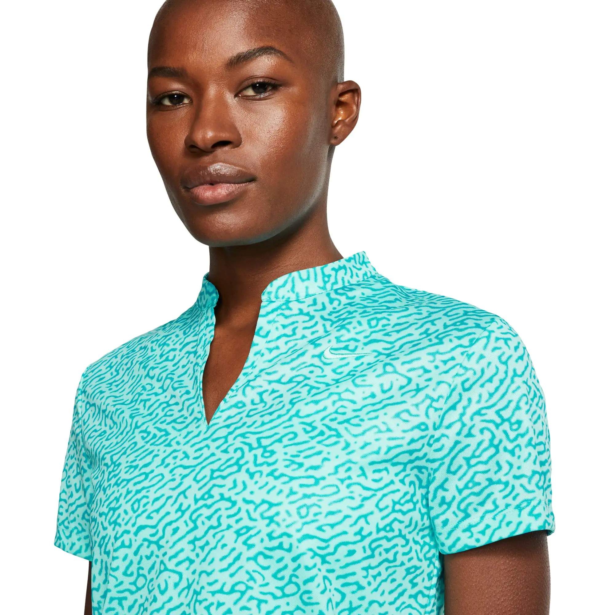 Nike Golf Nike Dri-FIT Victory Blade Collar Printed Womens Golf Polo - Image 2