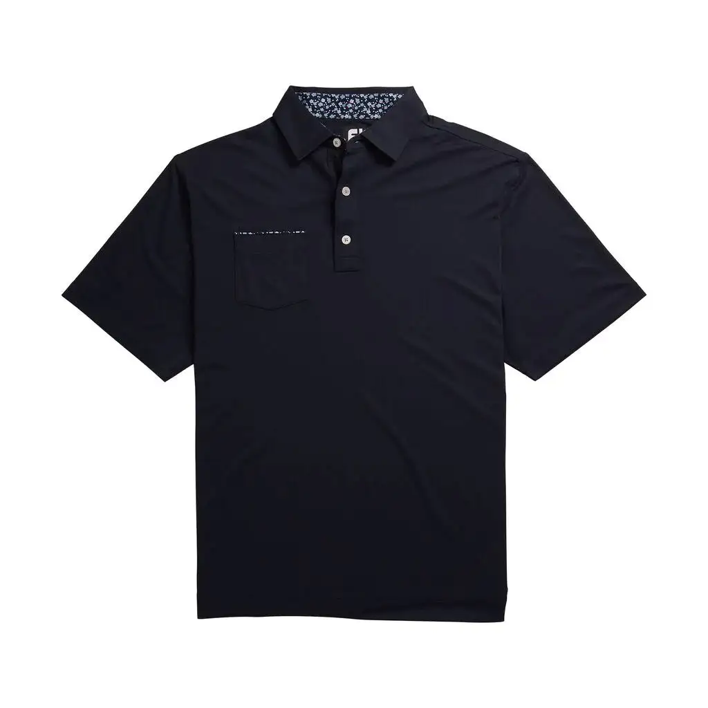 FootJoy Super Stretch Pique Self Collar Mens Golf Polo - Image 4