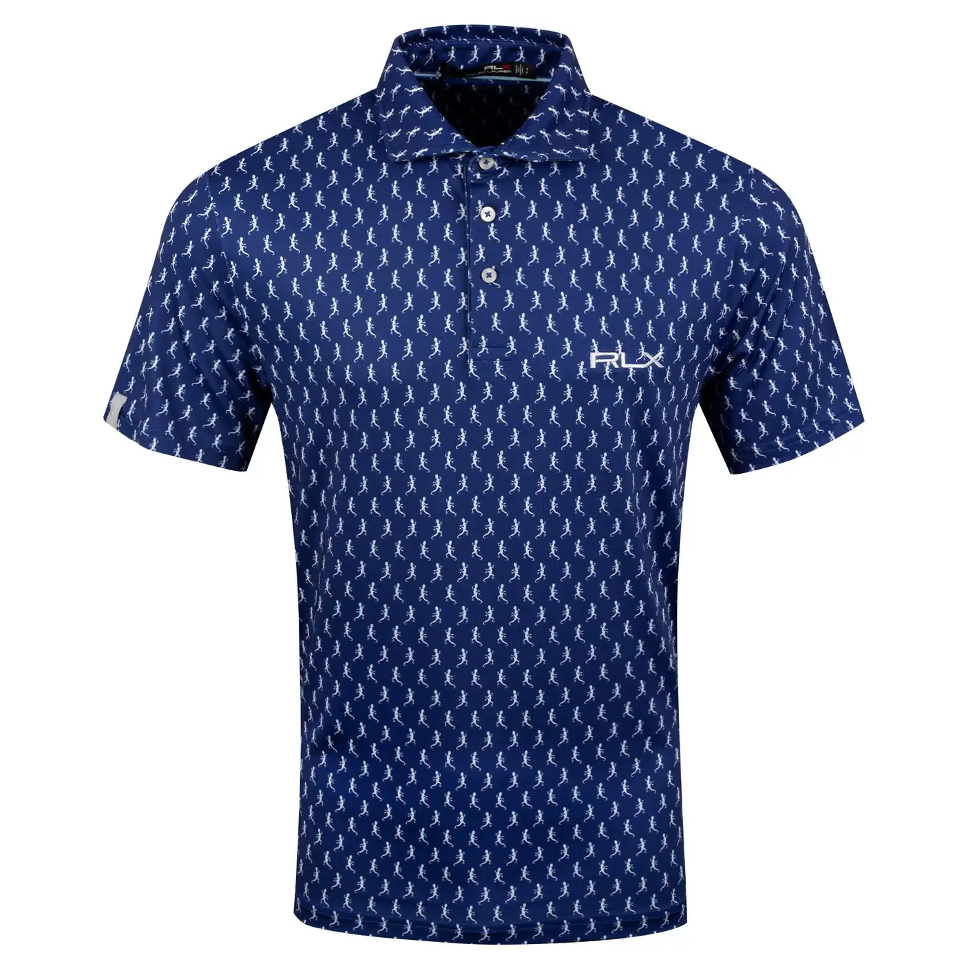 Polo Ralph Lauren RLX Printed Lightweight Airflow Geckos Mens Golf Polo