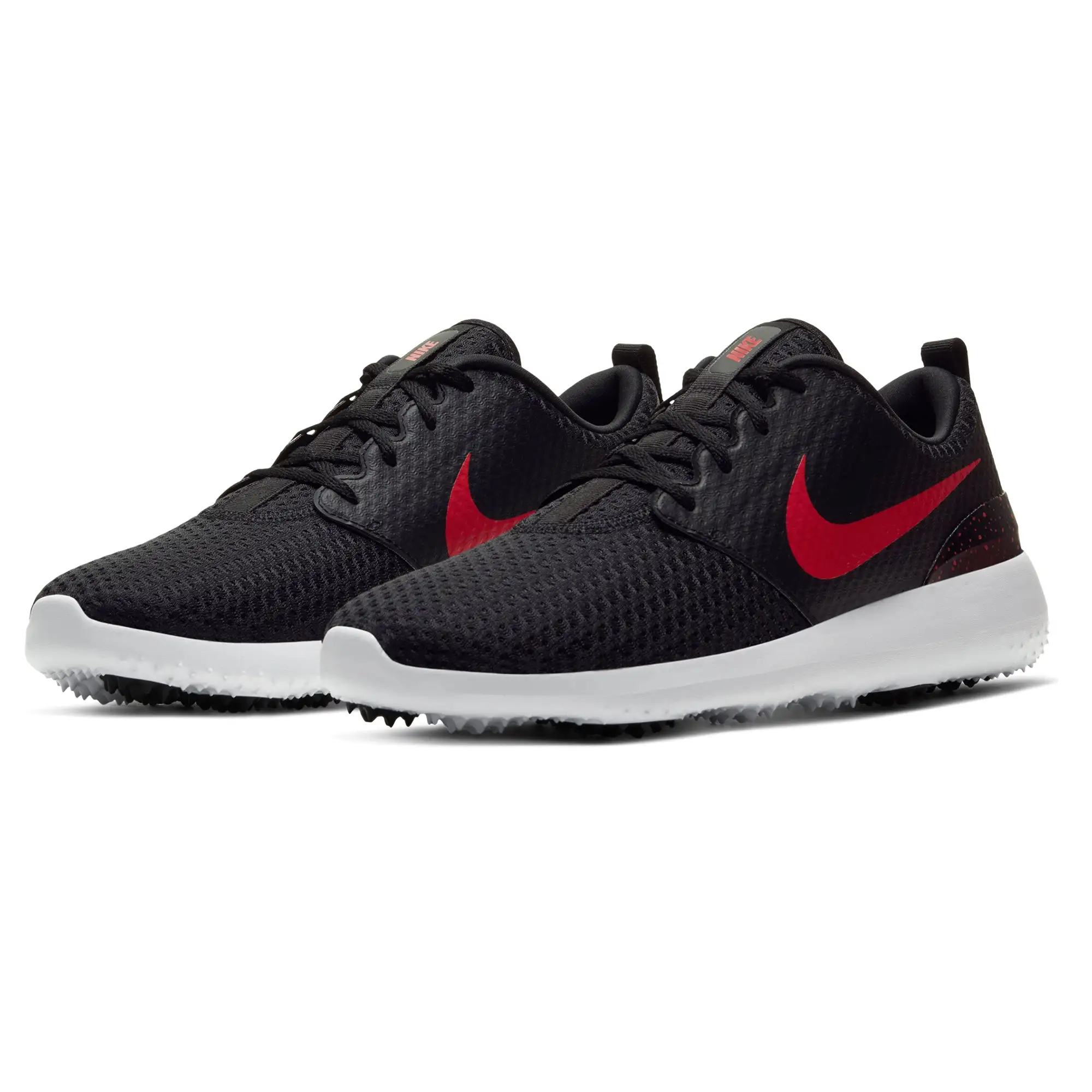 Nike Golf Nike Roshe G Black-Red Mens Golf Shoes - Image 3