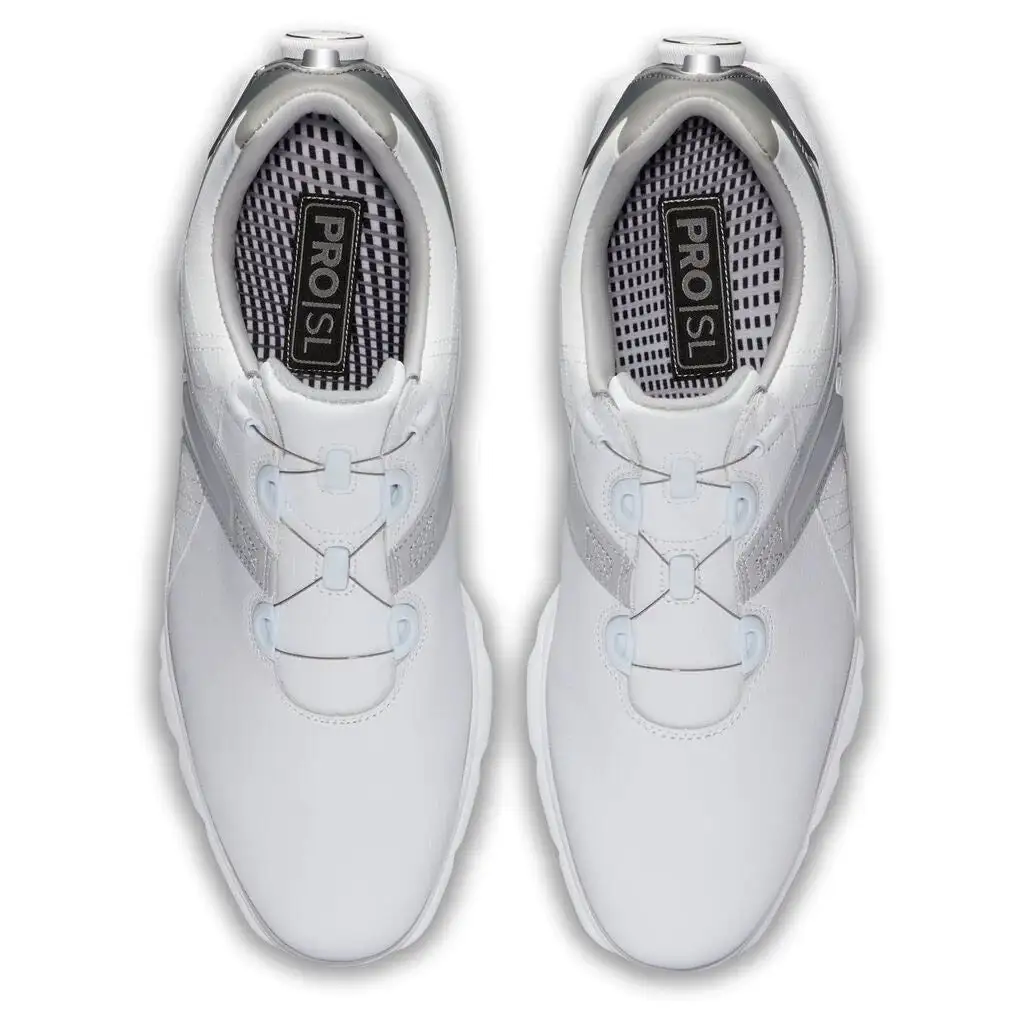 FootJoy Pro SL BOA White Mens Golf Shoes - Image 6