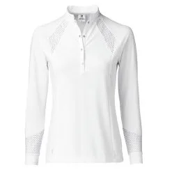 Daily Sports Linnea White Womens Golf Polo