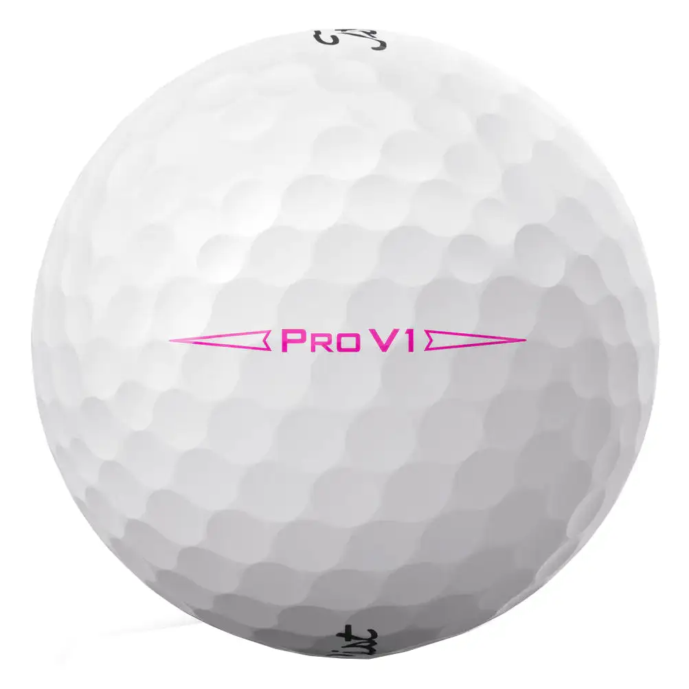 Titleist Pro V1 Pink Edition Golf Balls - Dozen - Image 3