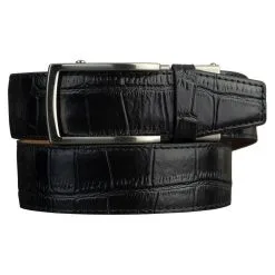 Nexbelt Alligator 2.0 Black Mens Dress Belt