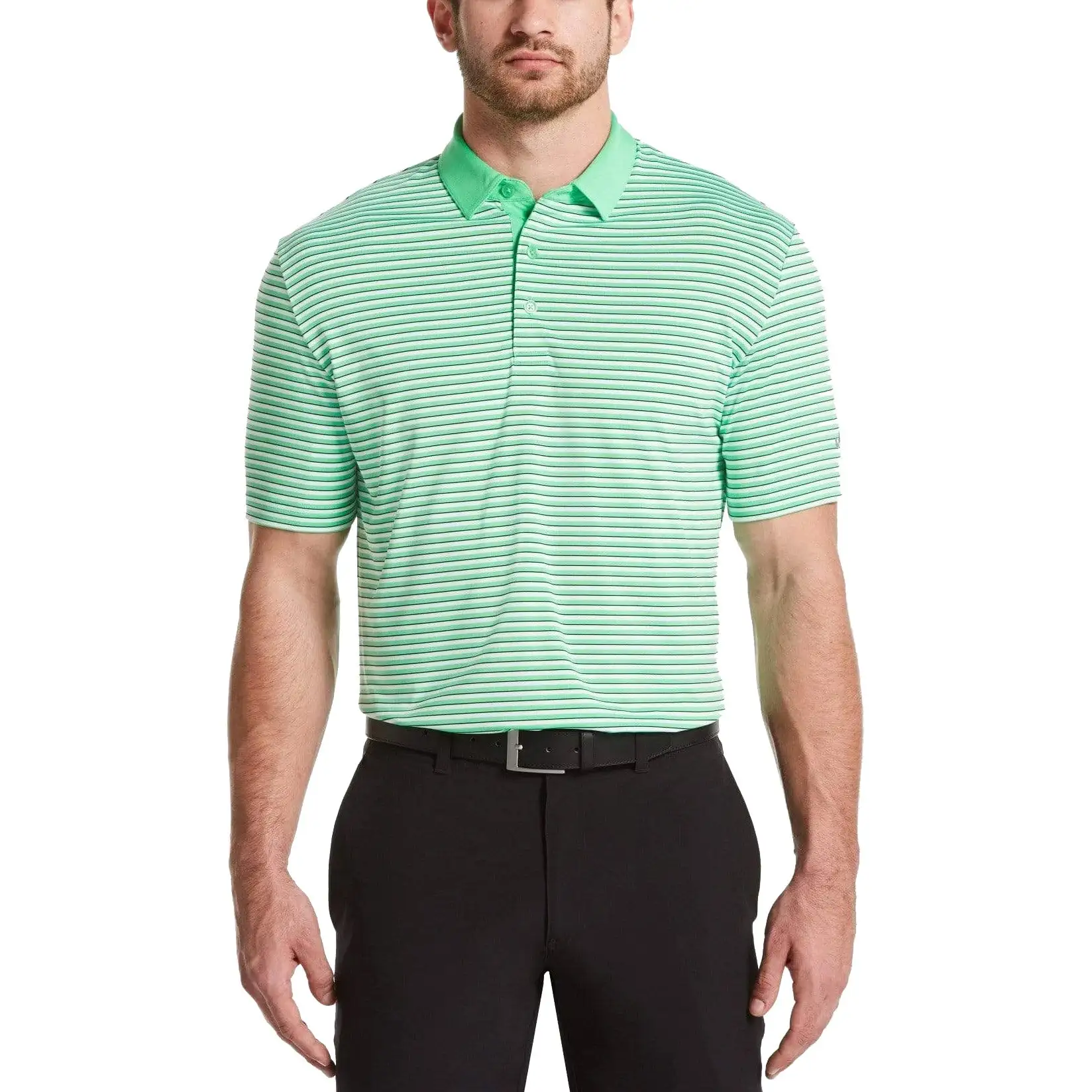 Callaway 3-Color Stripe Mens Golf Polo - Image 3