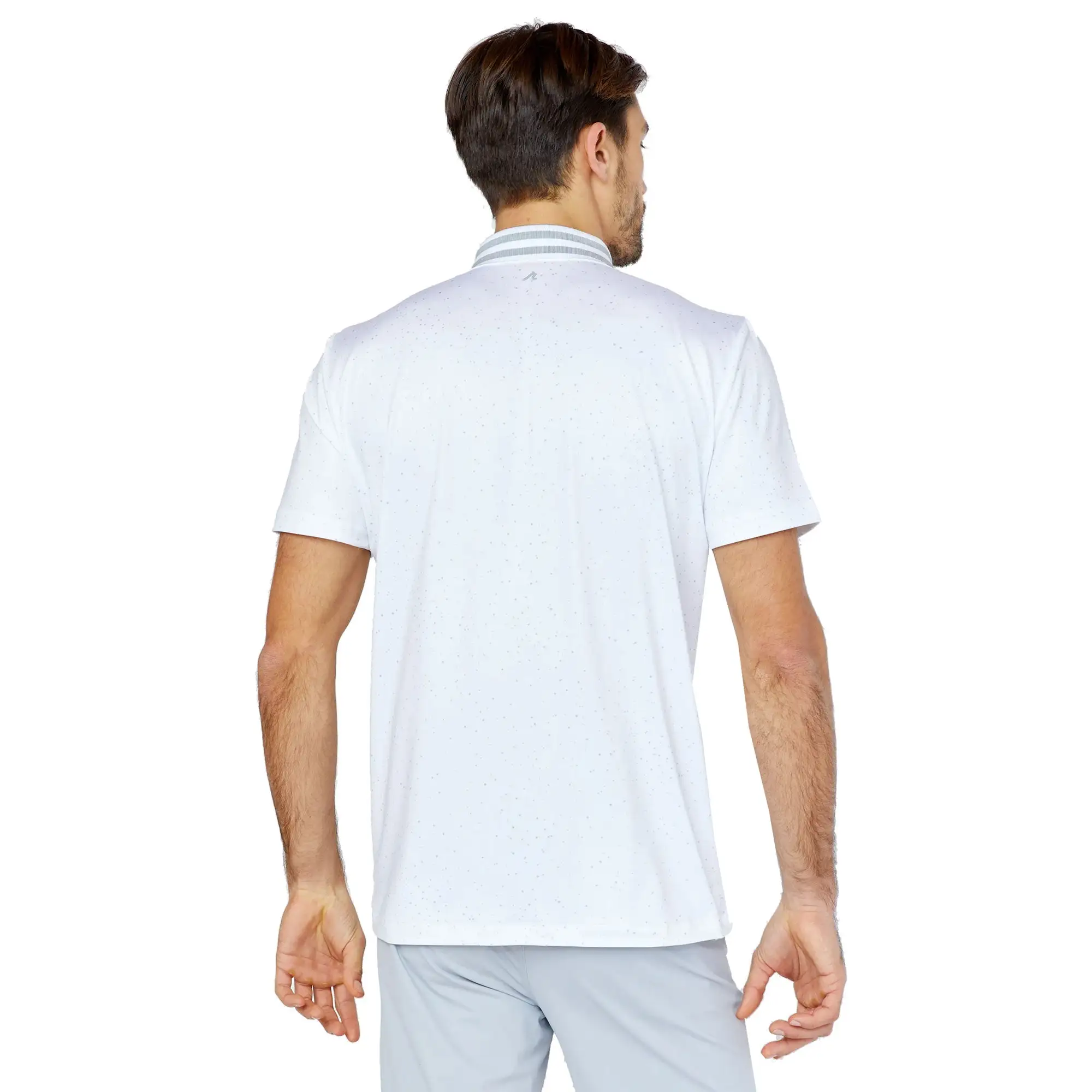 Redvanly Galaxy White Mens Golf Polo - Image 2