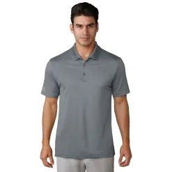 Adidas Golf Adidas Performance Grey Mens Golf Polo