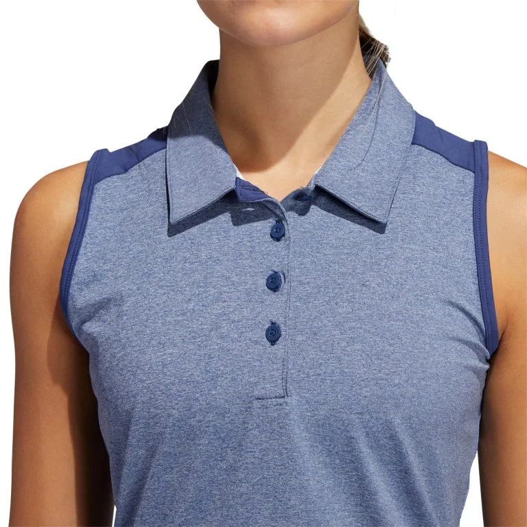 Adidas Golf Adidas Ultimate365 Tech Indigo Womens Golf Polo - Image 3