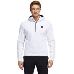 Adidas Golf Adidas Adicross White Mens Golf Hoodie