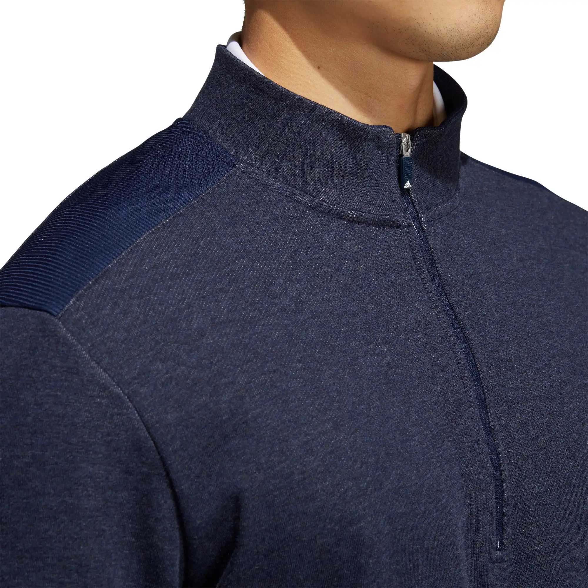 Adidas Golf Adidas Heathered Mens Golf 1/4 Zip - Image 3