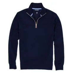 Polo Ralph Lauren Polo Fine Gauge Terry Navy Mens Golf 1/2 Zip