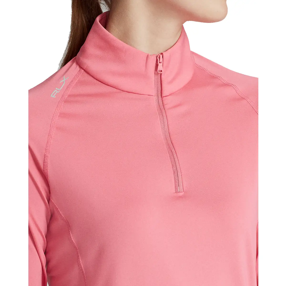 Polo Ralph Lauren RLX Ralph Lauren UV Protection Antique Rose Womens Golf 1/4 Zip - Image 3
