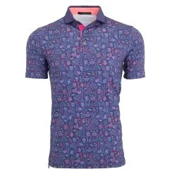 Greyson Flora And Fauna Mens Golf Polo