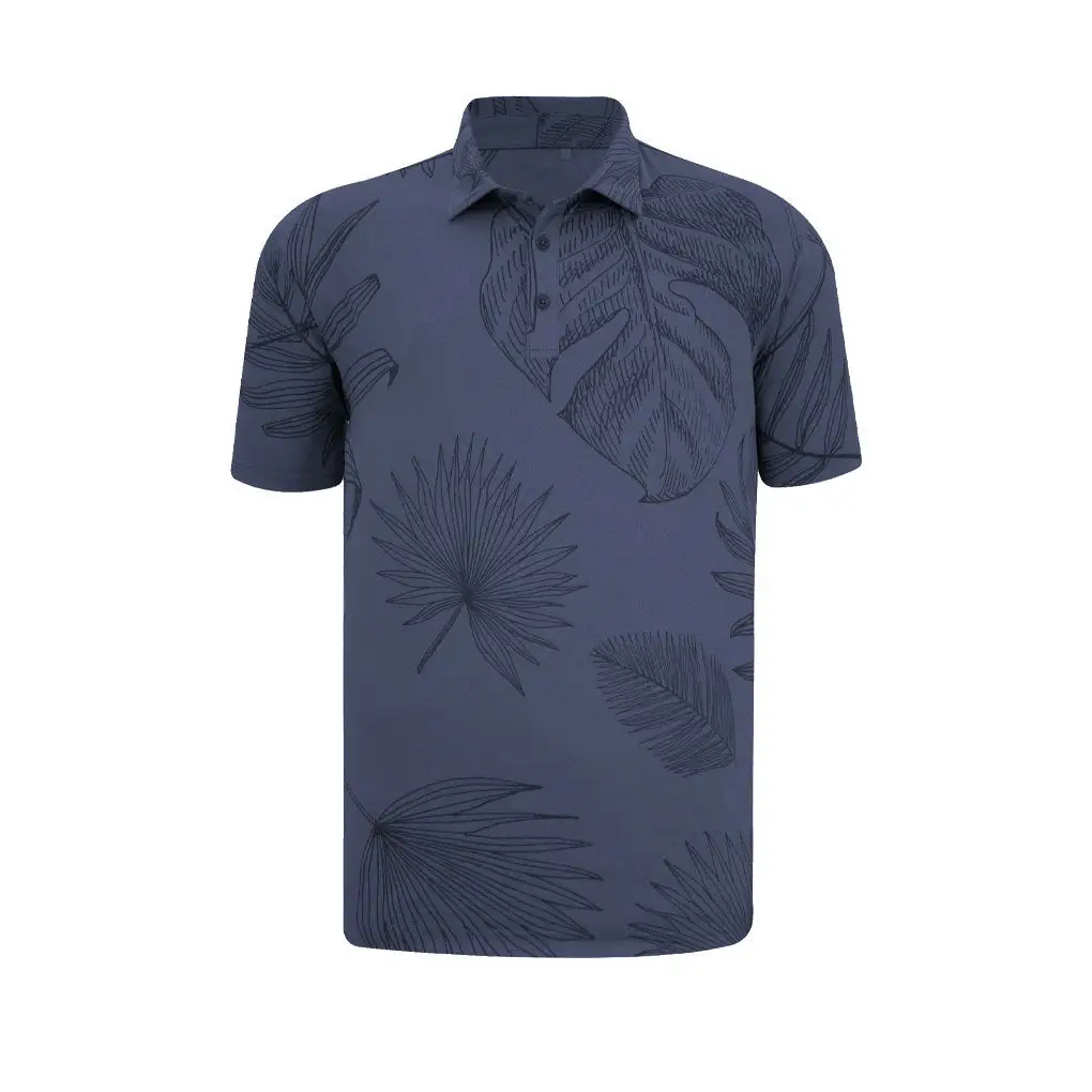 Swannies Bigley Navy Mens Golf Polo