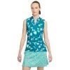 Nike Golf Nike Breathe Floral Print Womens Sleeveless Golf Polo