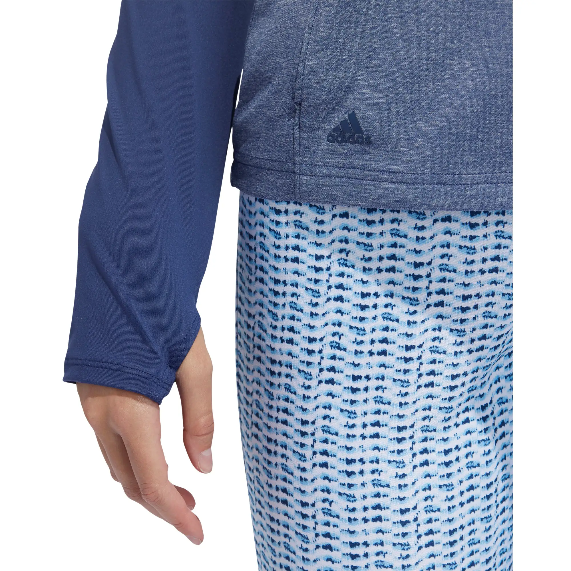 Adidas Golf Adidas Heather Layer Womens Golf 1/4 Zip - Image 2