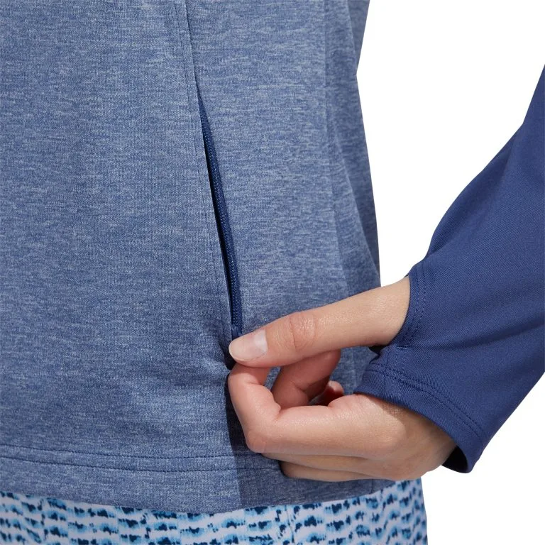 Adidas Golf Adidas Heather Layer Womens Golf 1/4 Zip - Image 4