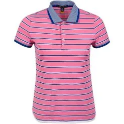 Polo Ralph Lauren Polo Golf Ralph Lauren Printed Shirttail Lauren Pink Womens Golf Polo