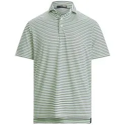 Polo Ralph Lauren RLX Ralph Lauren Lightweight Airflow Seaglass Green Multi Mens Golf Polo