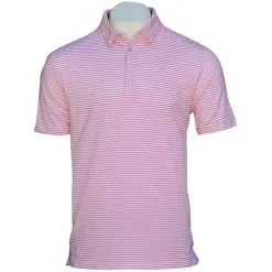 Anderson Ord AndersonOrd Ocean Beach Prism Pink Mens Golf Polo