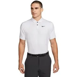 Nike Golf Nike Dri-FIT Vapor GRFX White Mens Golf Polo