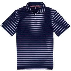 Polo Ralph Lauren RLX Ralph Lauren Lightweight Airflow French Navy Multi Mens Golf Polo