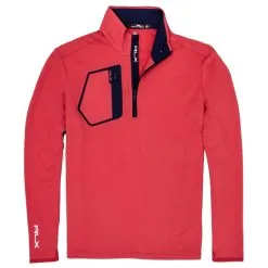 Polo Ralph Lauren RLX Ralph Lauren Driver Sunset Red Mens Golf 1/2 Zip