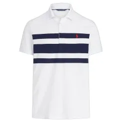 Polo Ralph Lauren Polo Golf Ralph Lauren Lightweight Performance Pique ProFit White Mens Golf Polo