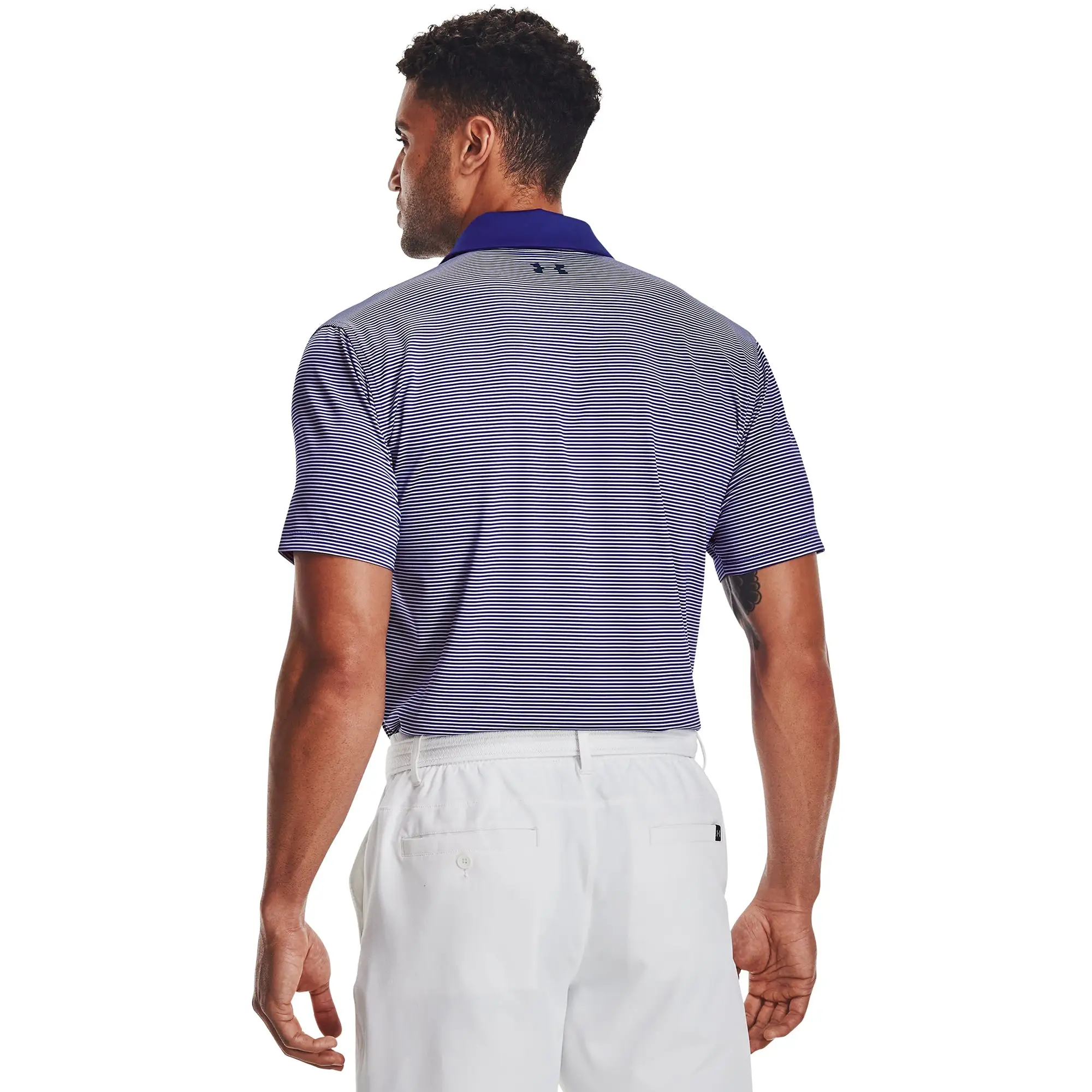 Under Armour Performance Stripe Mens Golf Polo - Image 2
