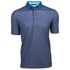 Greyson Moon Mountain Snake Sun And Wolf Mens Golf Polo