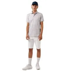 J.Lindeberg J. Lindeberg KV Print Relaxed Fit JL HQ Grey Mens Golf Polo