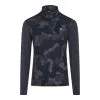 J.Lindeberg J. Lindeberg Brandon Mid Layer JL Navy Camo Mens Golf 1/4 Zip