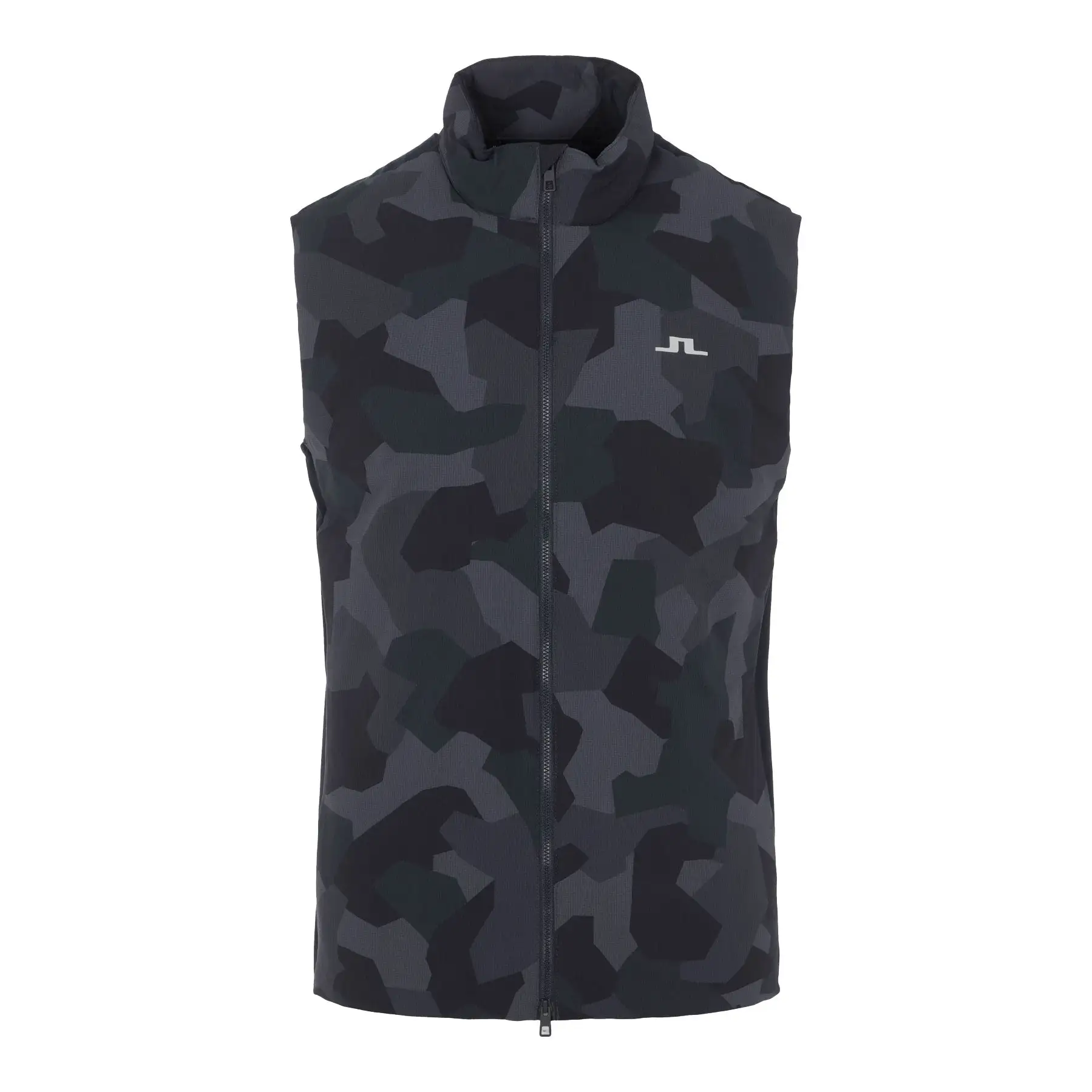 J.Lindeberg J. Lindeberg Packlight Print JL Navy Camo Mens Golf Vest