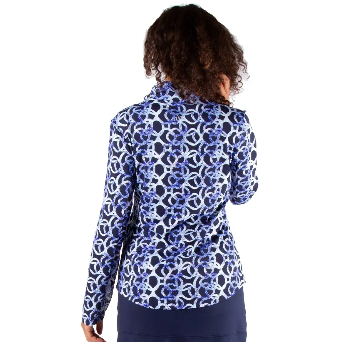 NVO Liba Mock Womens Golf 1/4 Zip - Image 2