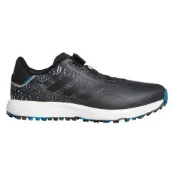Adidas Golf Adidas S2G BOA Spikeless Black Mens Golf Shoes