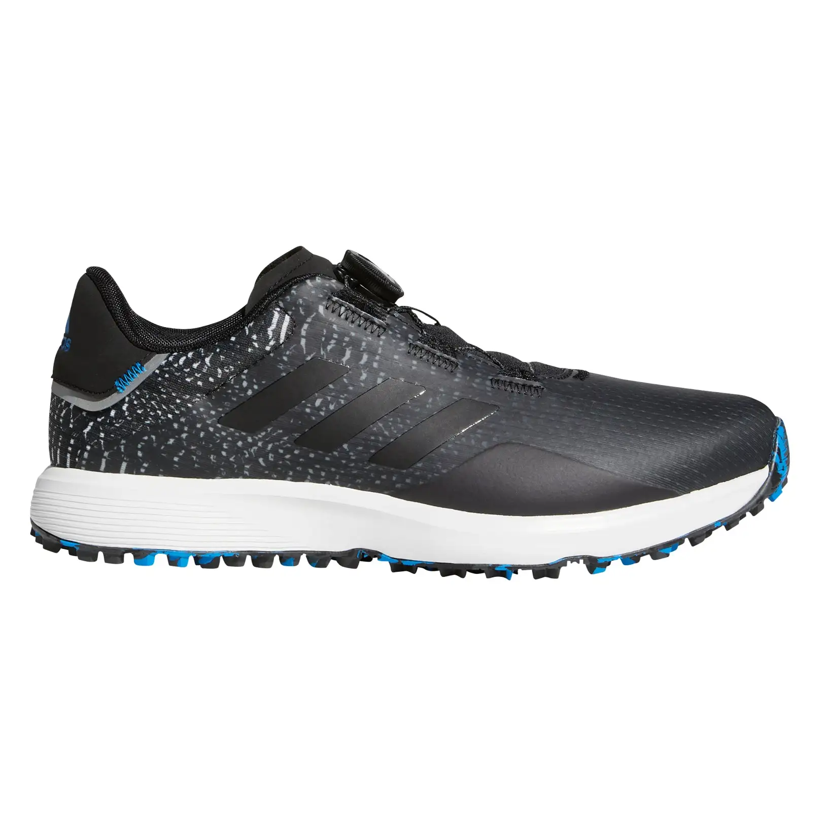 Adidas Golf Adidas S2G BOA Spikeless Black Mens Golf Shoes