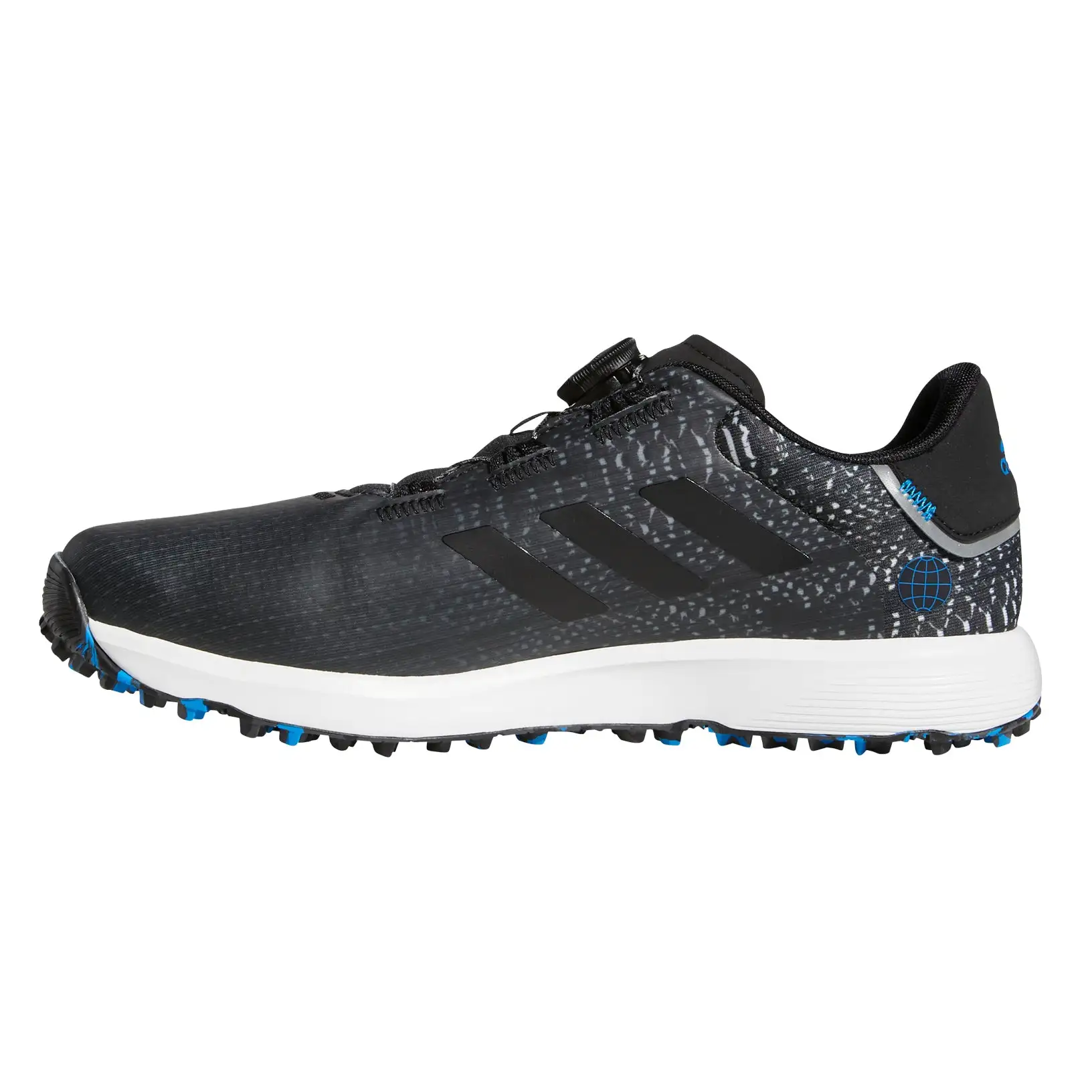 Adidas Golf Adidas S2G BOA Spikeless Black Mens Golf Shoes - Image 2