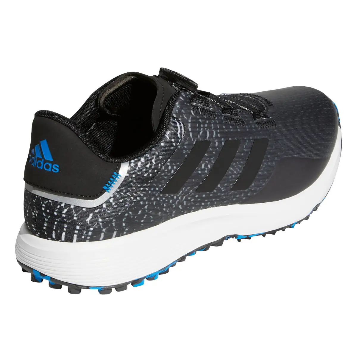 Adidas Golf Adidas S2G BOA Spikeless Black Mens Golf Shoes - Image 3