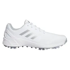 Adidas Golf Adidas ZG21 White Silver Mens Golf Shoes