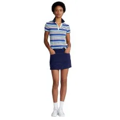 Polo Ralph Lauren RLX Ralph Lauren Printed Airflow Jersey Liberty Blue Womens Golf Polo