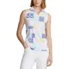 Polo Ralph Lauren RLX Ralph Lauren Printed Airflow Jersey Stamped Geo Womens Sleeveless Golf Polo